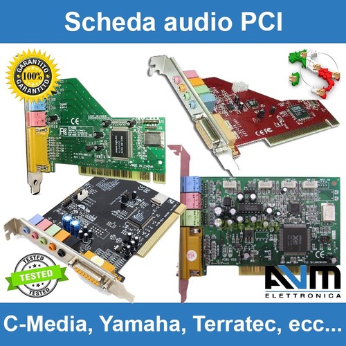 Scheda audio pci - pci, c-media